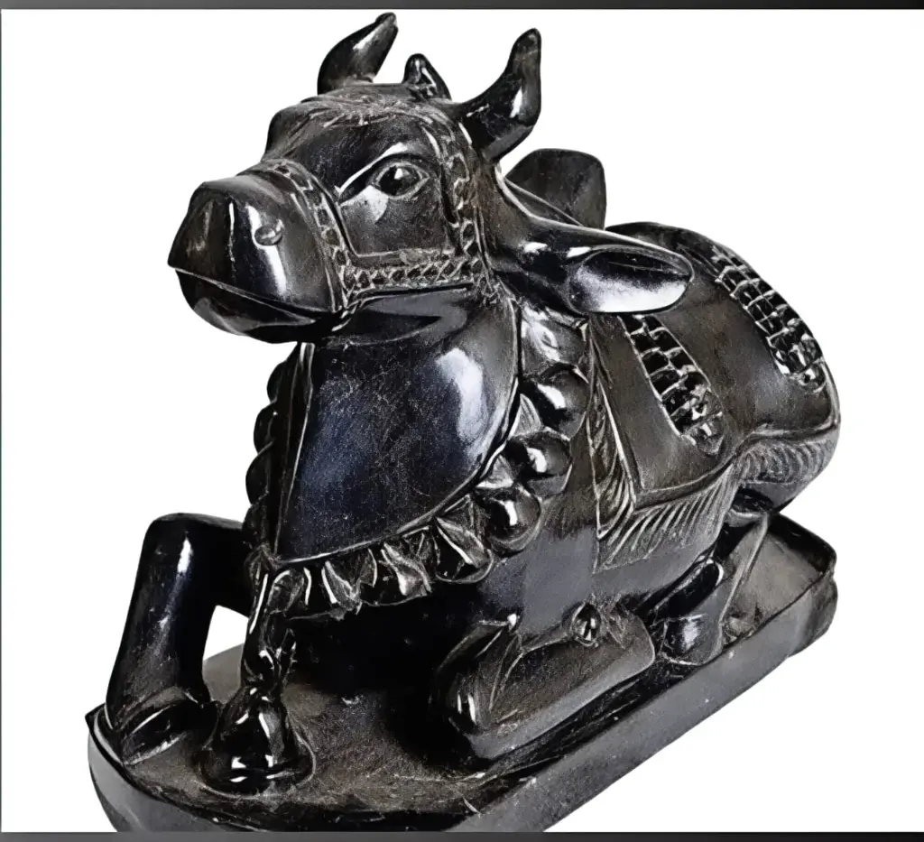 Nandi Black Marble Statue