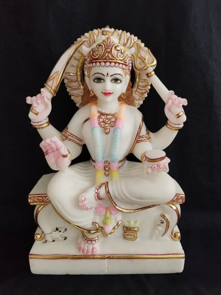 Santoshi Mata Marble Statue