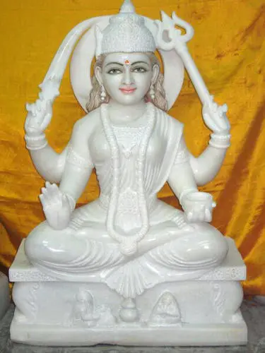 Santosi Mata White Marble Statue