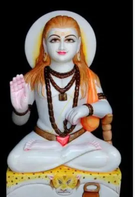 Baba Guru Gorakhnath White Marble Statue