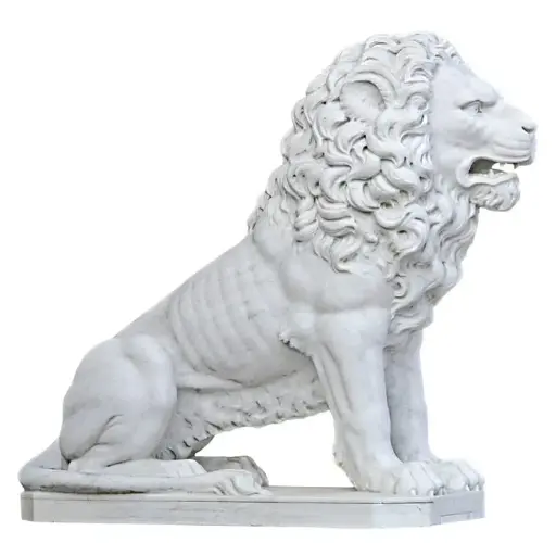 Animal Statue white Marble Statue